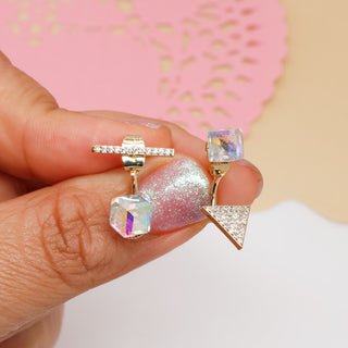 Aretes Cubo Tornasol