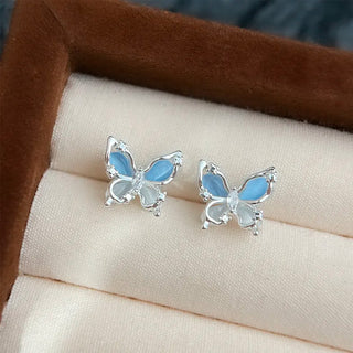 Aretes Mariposa Celeste