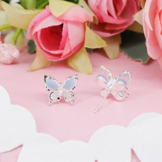 Aretes Mariposa Celeste