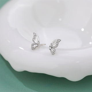 Aretes Alas Petite Plata925