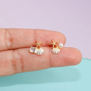 Aretes Perla y Mar