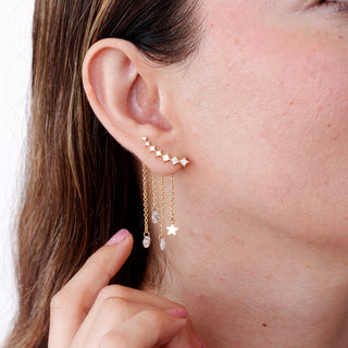 Aretes Estrellas y Diamantes