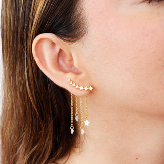 Aretes Estrellas y Diamantes