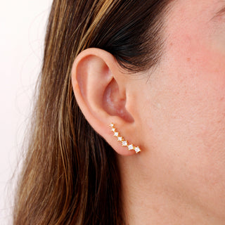 Aretes Estrellas y Diamantes