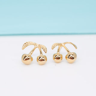 Aretes Cereza Gold