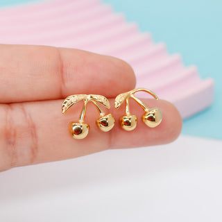 Aretes Cereza Gold
