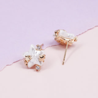Aretes Estrella Blanca