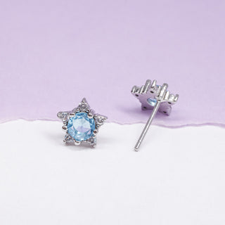 Aretes Estrella Azul