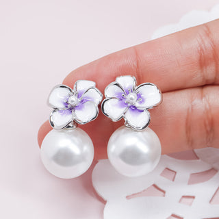 Aretes Lily con Perla