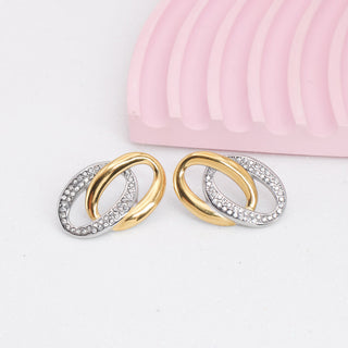 Aretes Dual Brillante