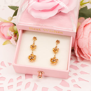 Aretes Golden Rose