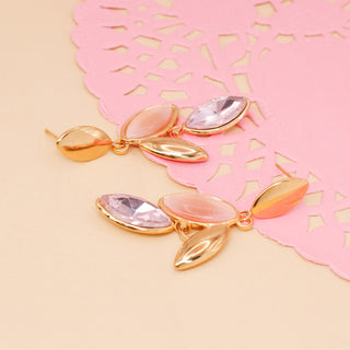 Aretes Hojas Glow