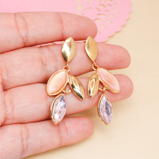 Aretes Hojas Glow
