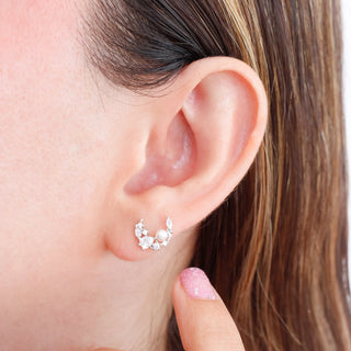 Aretes Luz de Luna Plata925