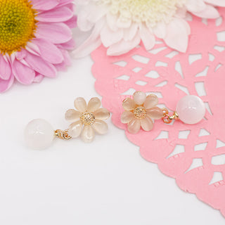 Aretes Flor de Ópalo