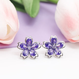 Aretes Purple Sakura