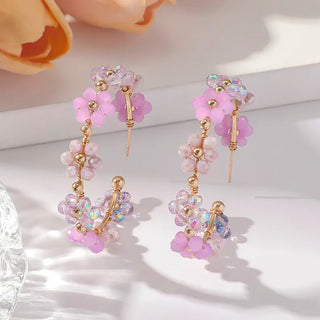 Arracadas Lavander Bloom