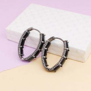 Arracadas Black Shine