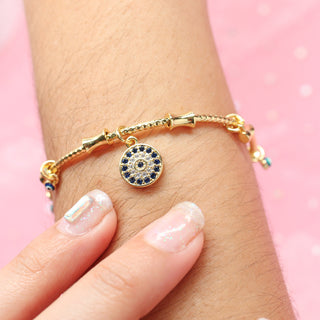 Brazalete Ojo Turco con Zirconias