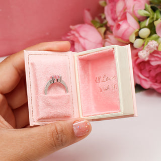 Cajita de Regalo para Anillo Libro