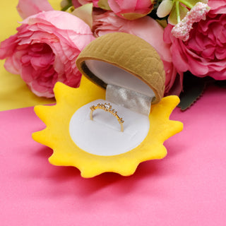 Cajita de Regalo para Anillo Girasol