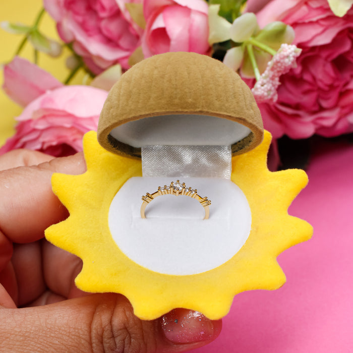 Cajita de Regalo para Anillo Girasol
