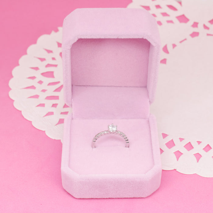 Cajita de Regalo Petal Anillo o Aretes Chicos