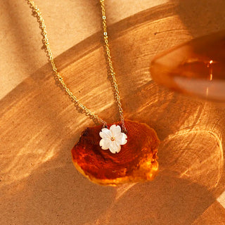 Collar Blossom Blanca