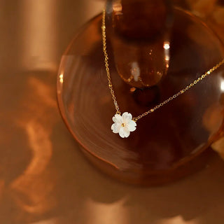 Collar Blossom Blanca