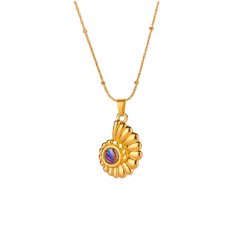 Collar Caracola Dorada