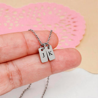 Collar Plaquitas Mini Personalizado