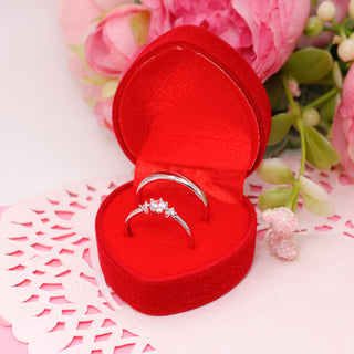 Cajita de Regalo Para Anillo Doble Velvet Love