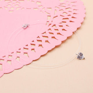 Collar Corazón Clear Plata S925