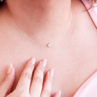 Collar Corazón Clear Plata S925