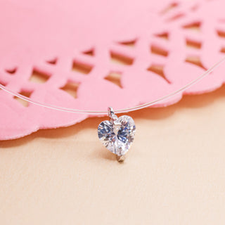 Collar Corazón Clear Plata S925
