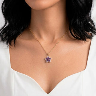 Collar Amethyst Bloom