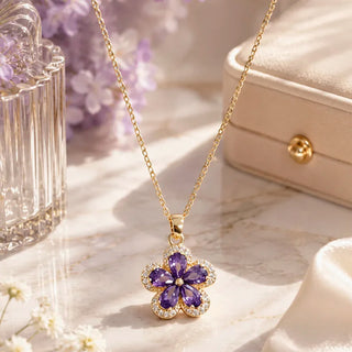 Collar Amethyst Bloom