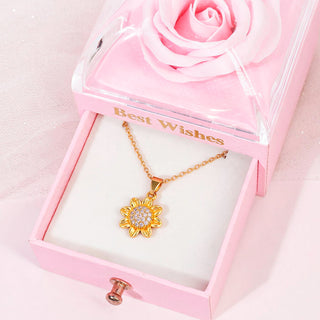 Collar Girasol con Zirconias