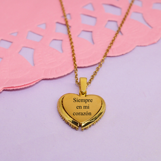 Collar Corazón Eterno Personalizado