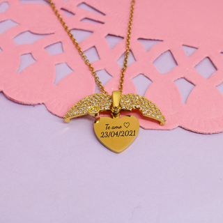 Collar Corazón Eterno Personalizado