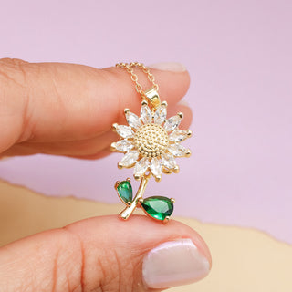 Collar Daisy Radiante Giratorio