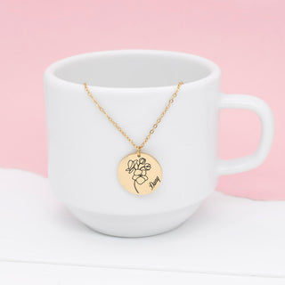 Collar Flor de Nacimiento Personalizado