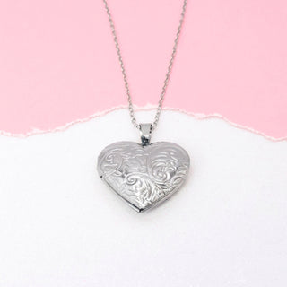Relicario Heart Gold Personalizado Foto a Color