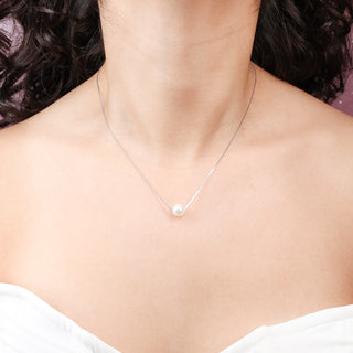 Collar Perla Minimal Plata 925