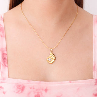 Collar Caracola Dorada