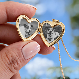 Relicario Love Personalizado Grabado Láser