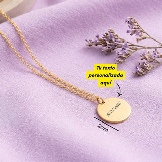 Collar Flor de Nacimiento Personalizado