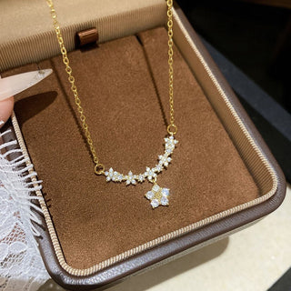 Collar Florecitas Glamour