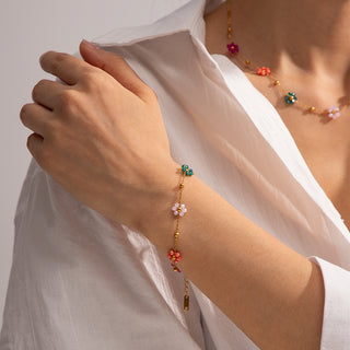 Collar Flores de Color