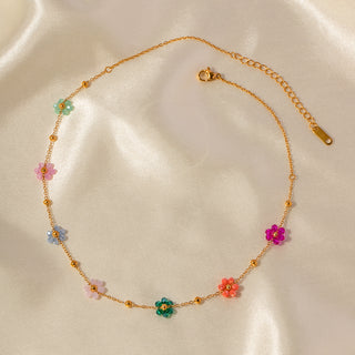 Collar Flores de Color